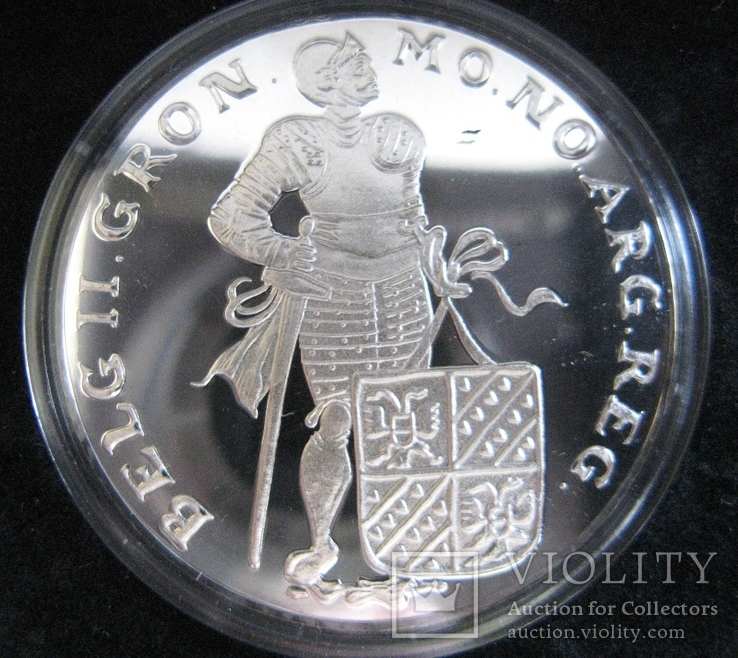 Нидерланды, комплект*7 шт, 1 серебряный дукат (1994-2003) PROOF, фото №6