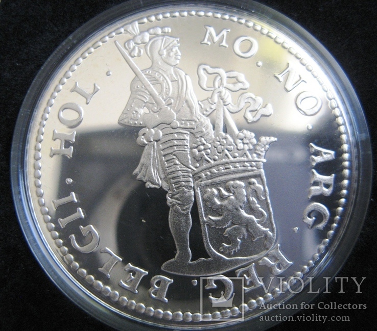 Нидерланды, комплект*7 шт, 1 серебряный дукат (1994-2003) PROOF, фото №10