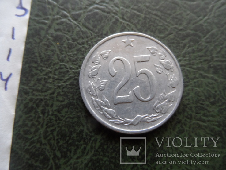 25 геллеров 1963  Чехословакия    ($1.1.4) ~, фото №4