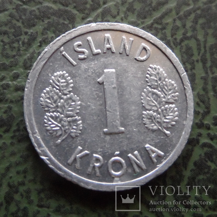 1 крона 1978   Исландия   ($1.1.9) ~, фото №2