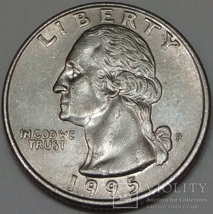 США ¼ долара, 1995, фото №2