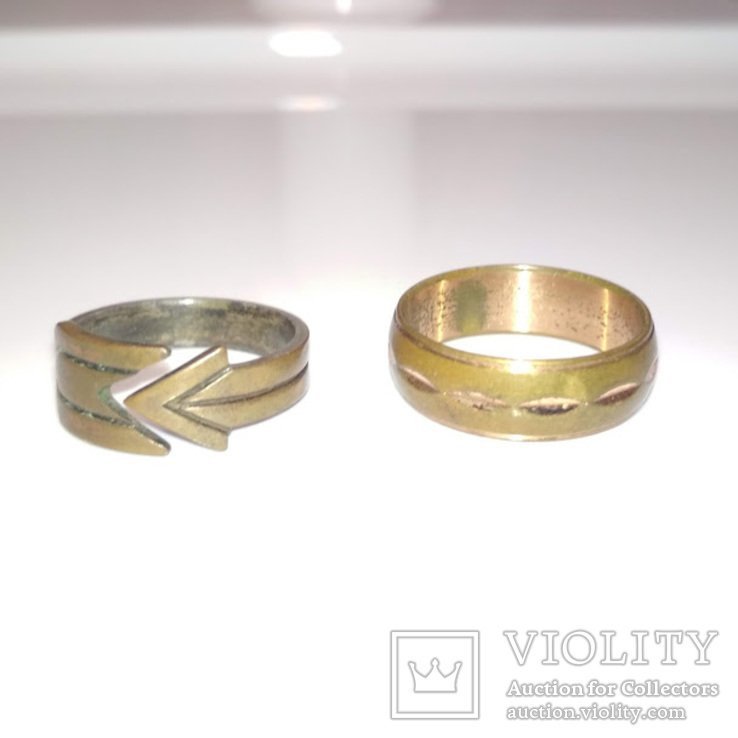 Два медных кольца, фото №2