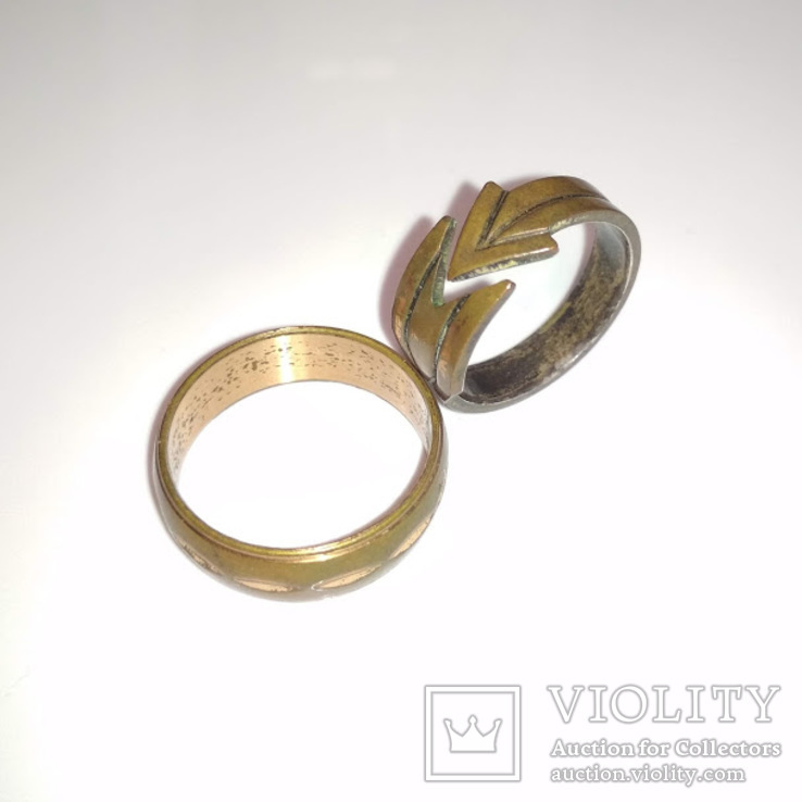 Два медных кольца, фото №3
