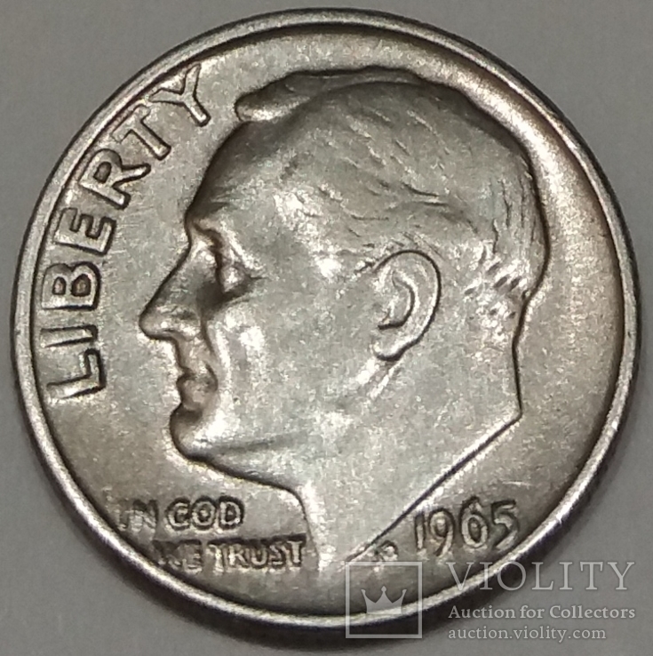 США 1 дайм, 1965, photo number 2