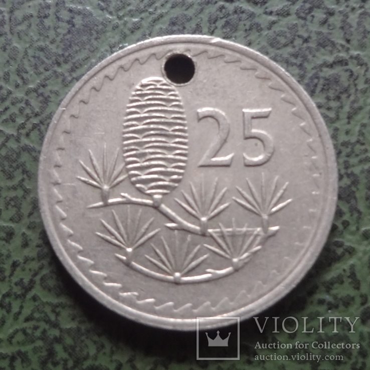 25  милс 1980  Кипр   ($1.2.12)~