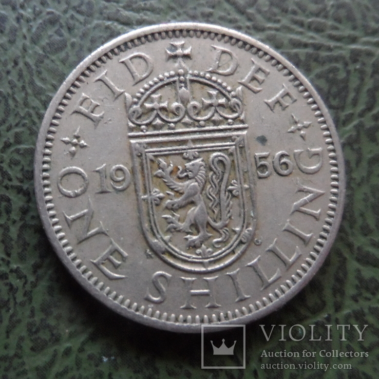 1 шиллинг  1956  Великобритания   ($1.2.25)~