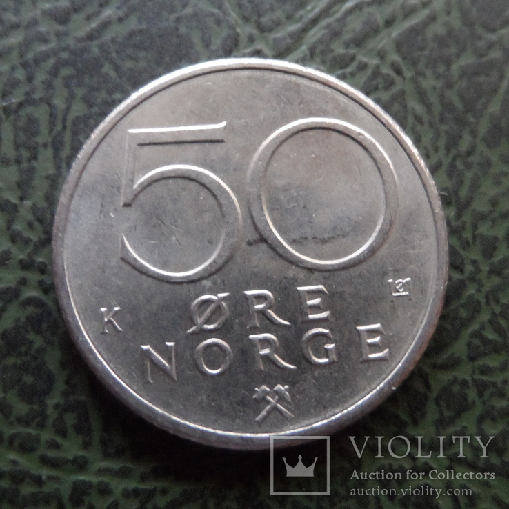 50 эре  1983  Норвегия   ($1.5.3)~, фото №3