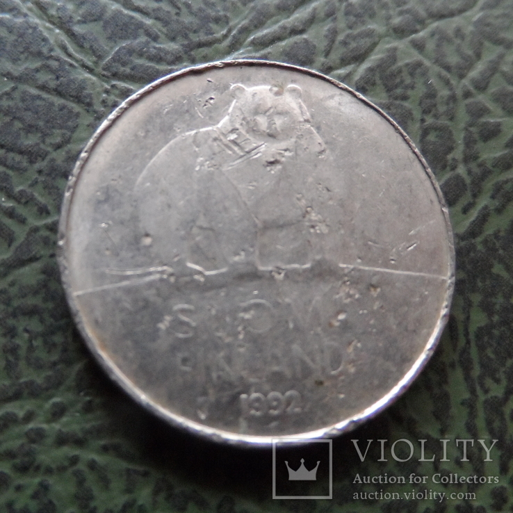 50 пенни 1992  Финляндия   ($1.5.7)~, фото №2