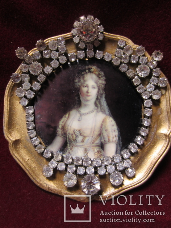Портретная миниатюра "Прусская мадонна", последняя королева Пруссии-Луиза