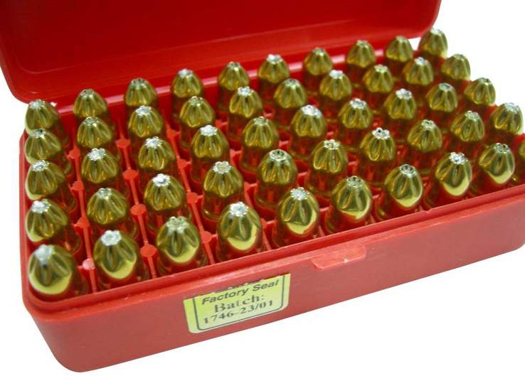 Патроны холостые Kynoch Luger (пистолетные, 9x19 мм) 50 штук, фото №3