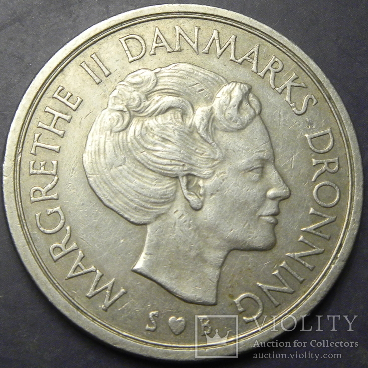 5 крон Данія 1976, фото №3