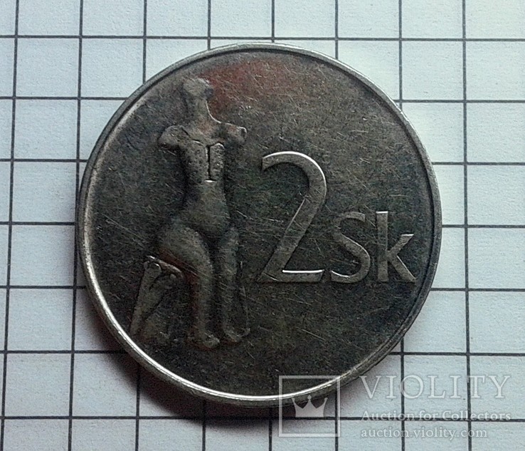 Словакия 2 кроны 2002, фото №2