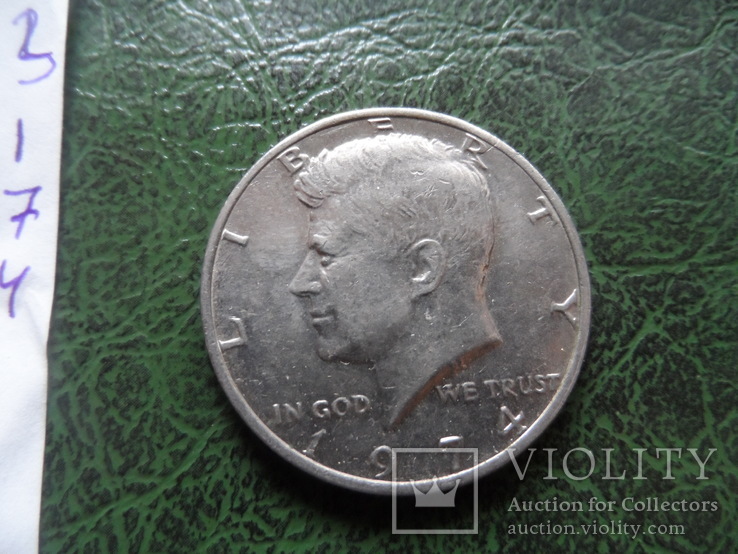 1/2 доллара 50 центов 1974  США    ($1.7.4)~, фото №4