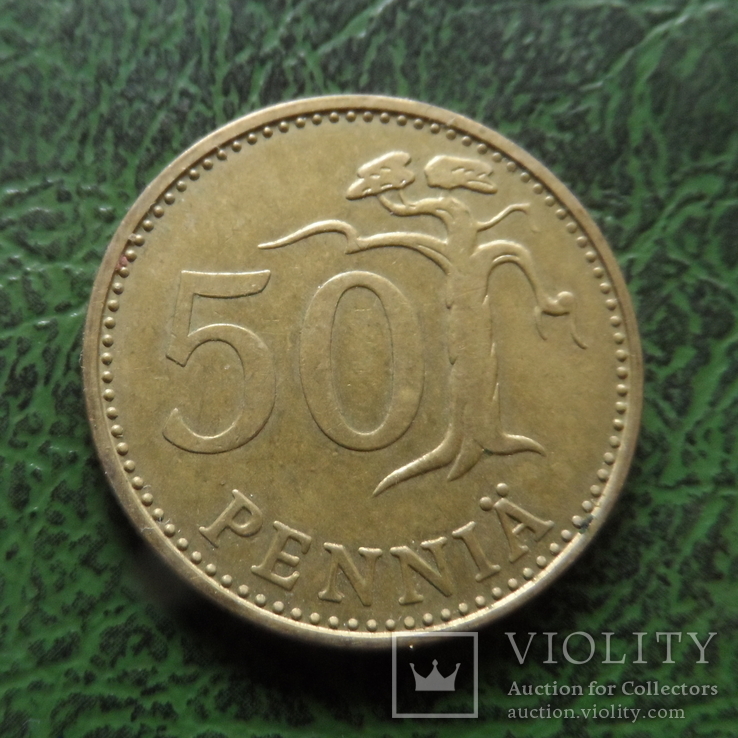 50 пенни 1973  Финляндия      ($1.7.6)~, фото №2