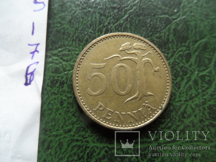 50 пенни 1973  Финляндия      ($1.7.6)~, фото №4