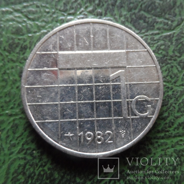 1 гульден 1982  Нидерланды    ($1.7.14) ~, фото №3