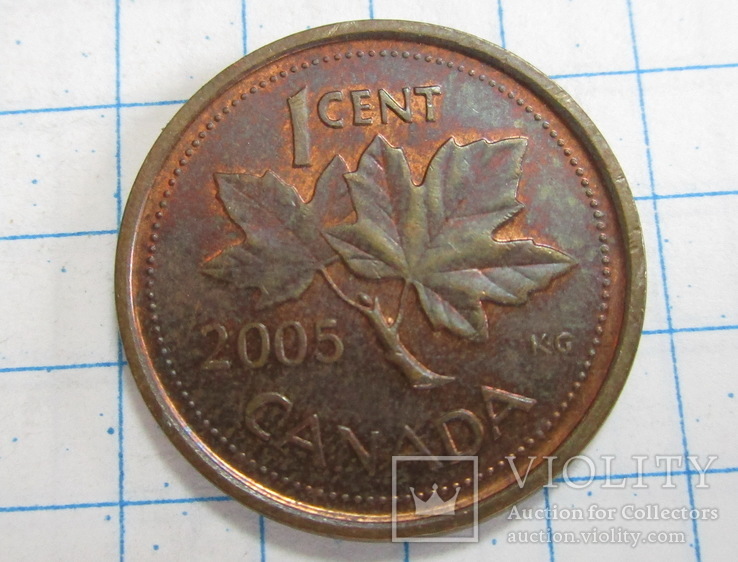 Канада 1 цент 2005, фото №4
