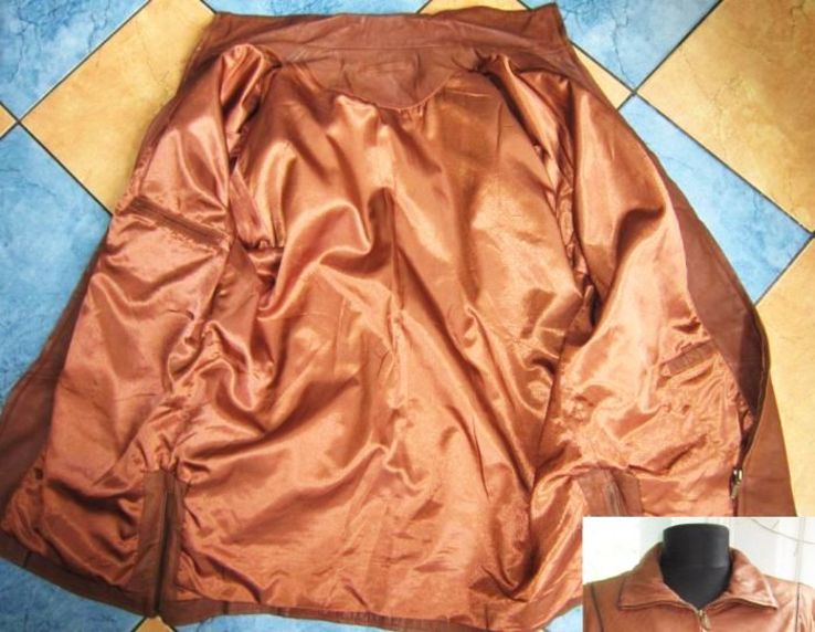 Женская стильная  кожаная куртка. Германия. Лот 495, photo number 5