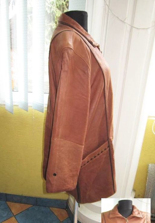 Женская стильная  кожаная куртка. Германия. Лот 495, numer zdjęcia 8