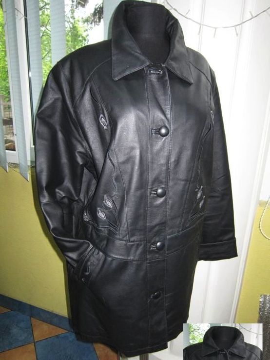 Женская кожаная куртка ECHT LEDER. Германия. Лот 498, фото №2