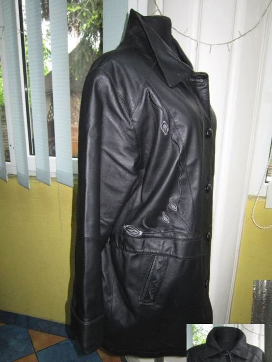 Женская кожаная куртка ECHT LEDER. Германия. Лот 498, фото №7