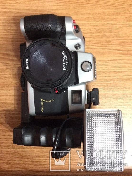 Фотоаппарат Canomatik + Optical lens + Вспышка +сумка - Полностью рабочий, фото №9