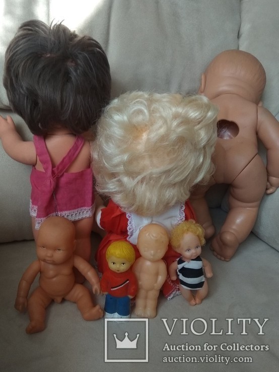Две куклы, два голыша, три пупса., фото №4