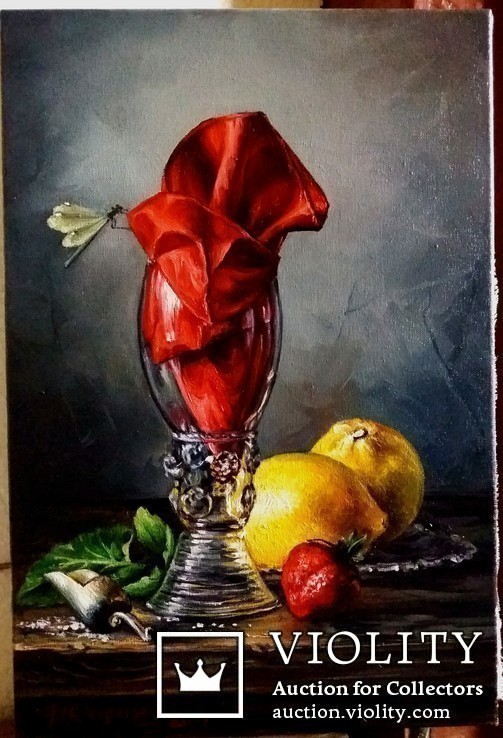 Натюрморт с лимонами.автор Березина К., фото №4