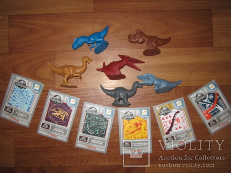 Динозавры + игровые карточки.