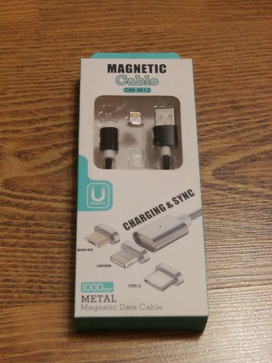 Кабель магнитный шнур iPhone Lightning Usb Magnetic Cable