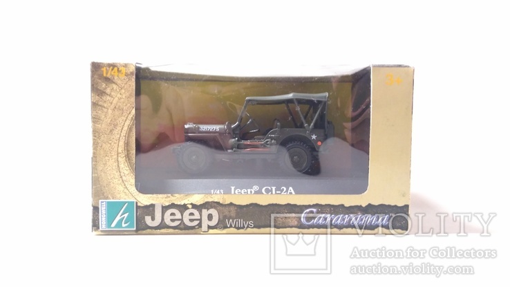 JEEP WILLYS CJ-2A US ARMY ,1:43, Cararama, фото №2