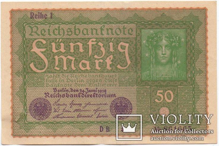 Германия 50 марок 1919, фото №2