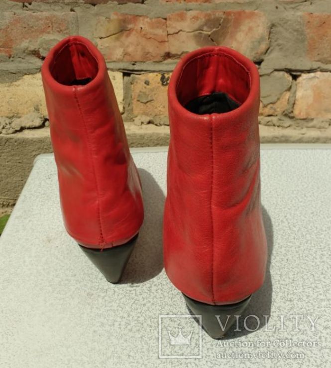 Червоні черевички 9 розмір. 38-39., фото №3