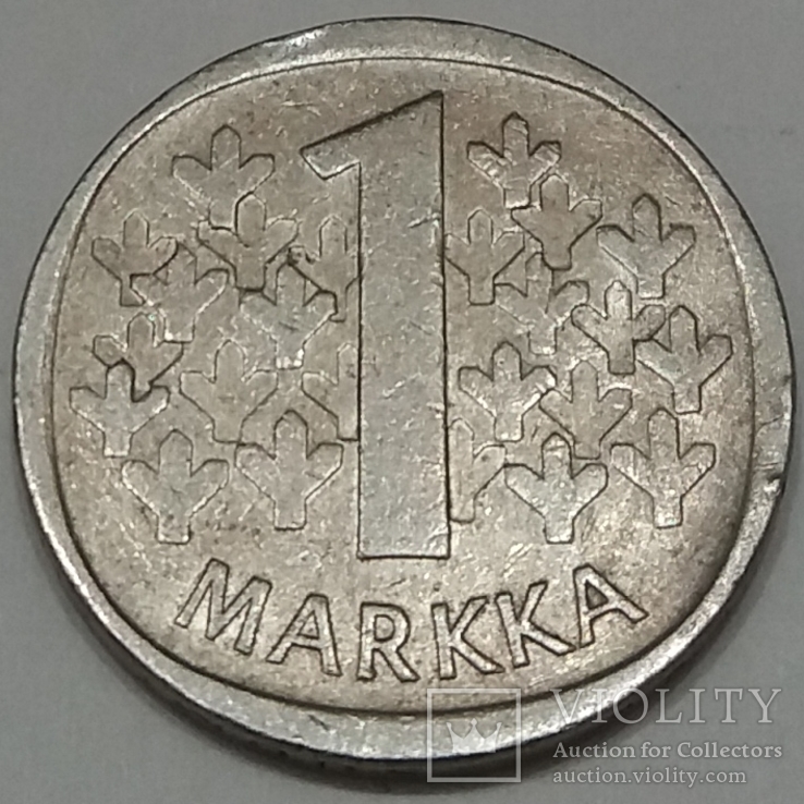 Фінляндія 1 марка, 1971, фото №2