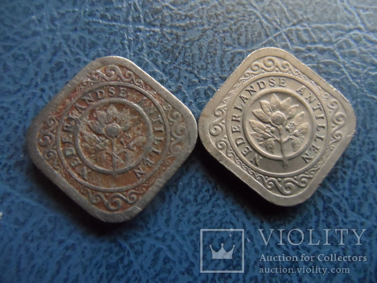 5 центов 1967,1965   Нидерландские  Антиллы   (2.3.12)~, фото №3