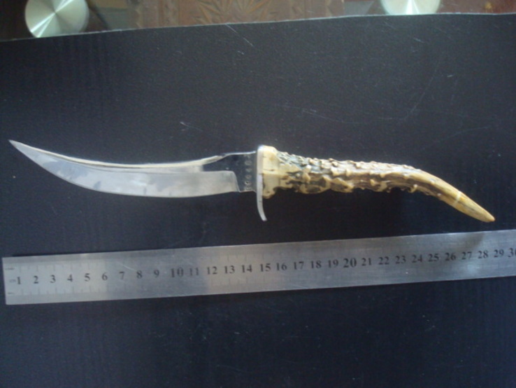 Охотничий нож,кость, рог Косули, №, фото №4