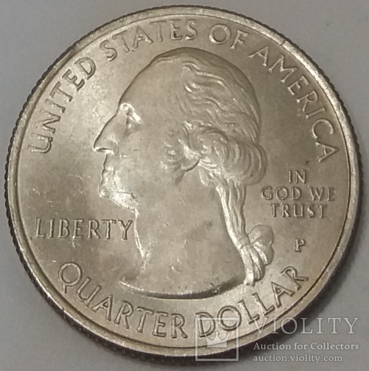 США ¼ долара, 2016 Форт Моултрі, фото №3
