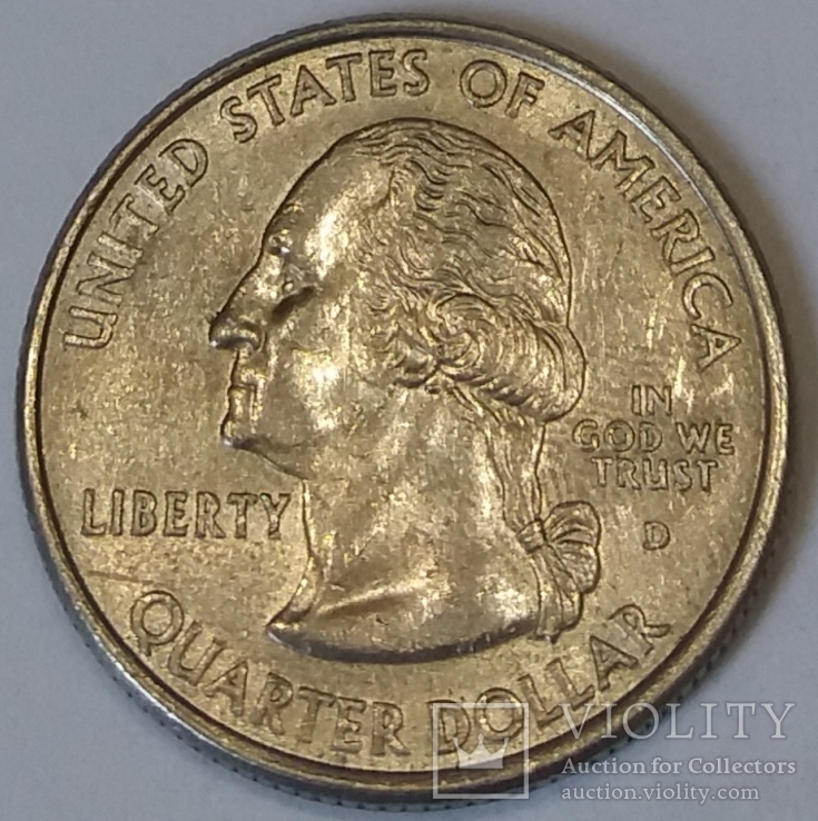 США ¼ долара, 2000 Квотер штату Вірджинія, фото №3