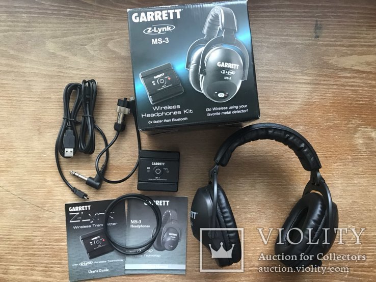 Garrett MS-3 Z-Lynk Wireless Headphone KIT for Metal Detectors, фото №3