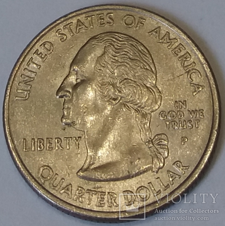 США ¼ долара, 2002 Квотер штату Луїзіана, фото №3
