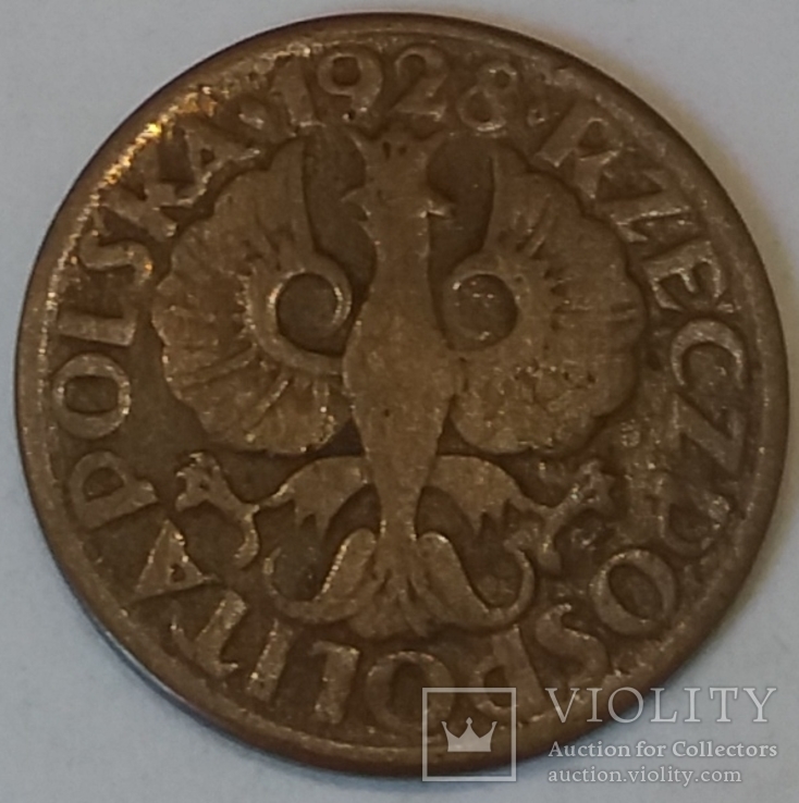 Польща 2 гроша, 1928, фото №3