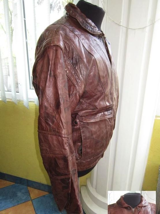 Кожаная мужская куртка- трансформер. Германия. Лот 483, numer zdjęcia 7
