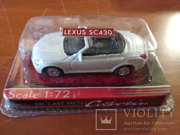 1/72 Yatming ЯтМинг Lexus SC430 Картон 24 штуки, фото №2