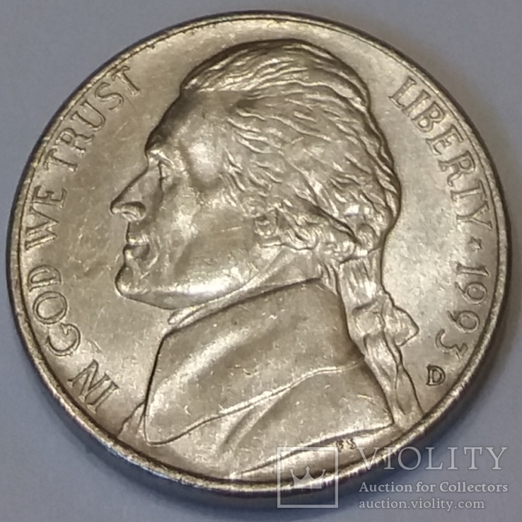 США 5 центів, 1993