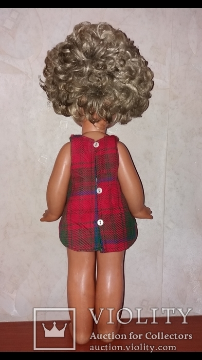Кукла с клеймом на резинках 50 см, фото №3