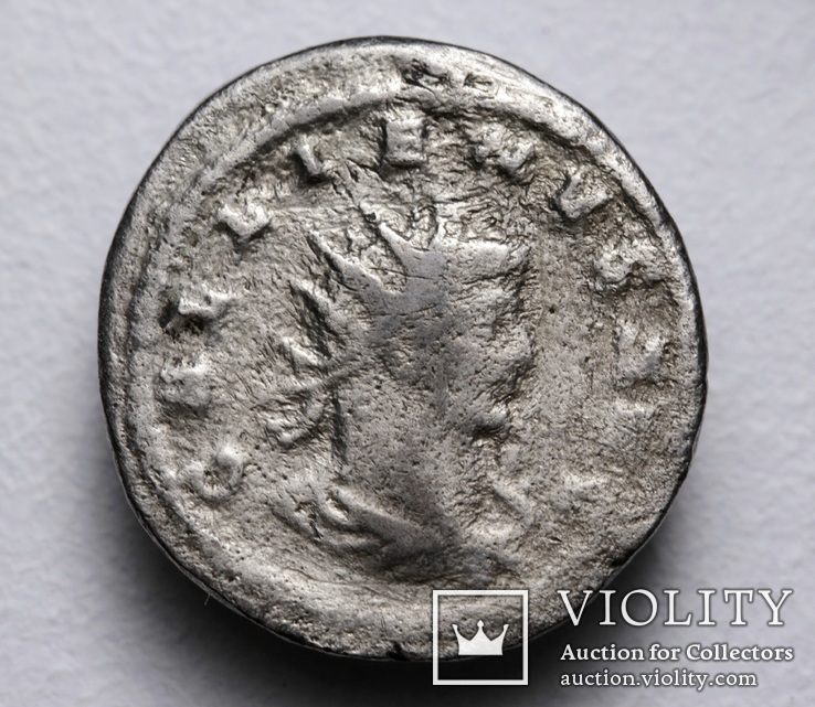 Галлієн, срібний антонініан, 264-265 р. - Капітолійська вовчиця, фото №5