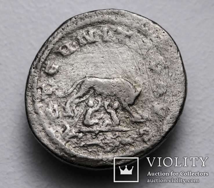 Галлієн, срібний антонініан, 264-265 р. - Капітолійська вовчиця, фото №6