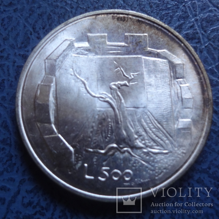 500 лир 1976 Сан-Марино   серебро  (2.7.19)~, фото №2