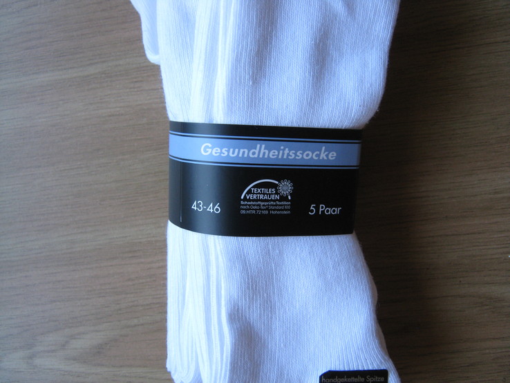 Комфортные носки" Здоровье" ,5 пар-комплект. Германия, unisex, р. 43-46., photo number 2