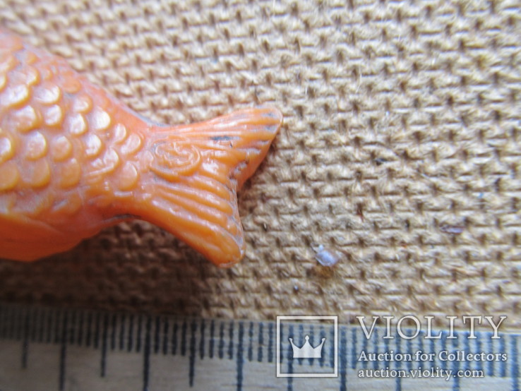 Цеелулоидная рыба с клеймом ХК, фото №6